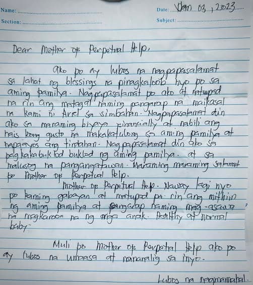 Writing Letters